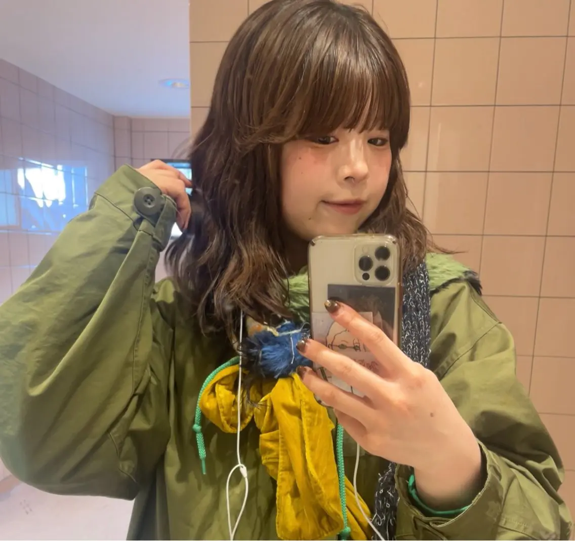 カラー ブラウンカラー ラベンダーカラー ヘアカラー 自然と惹かれる🪷 艶カラー/茉優♩のヘアスタイル