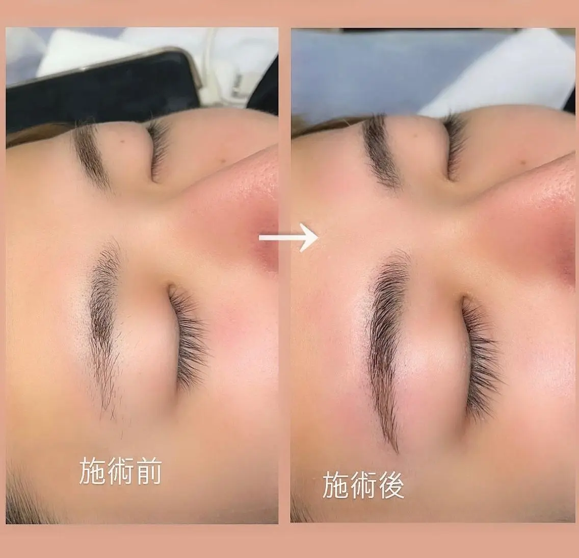 アイブロウ ハリウッドブロウリフト rui nail 🫧天神のネイルデザイン
