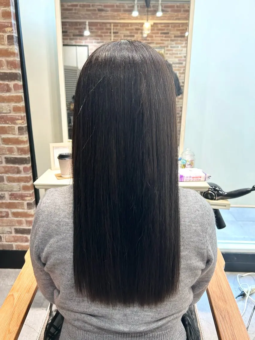カット+髪質改善カラーの写真