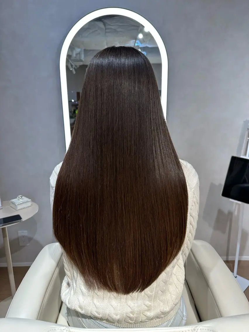 ロング 髪質改善 ヘアカラー freera shunのヘアスタイル