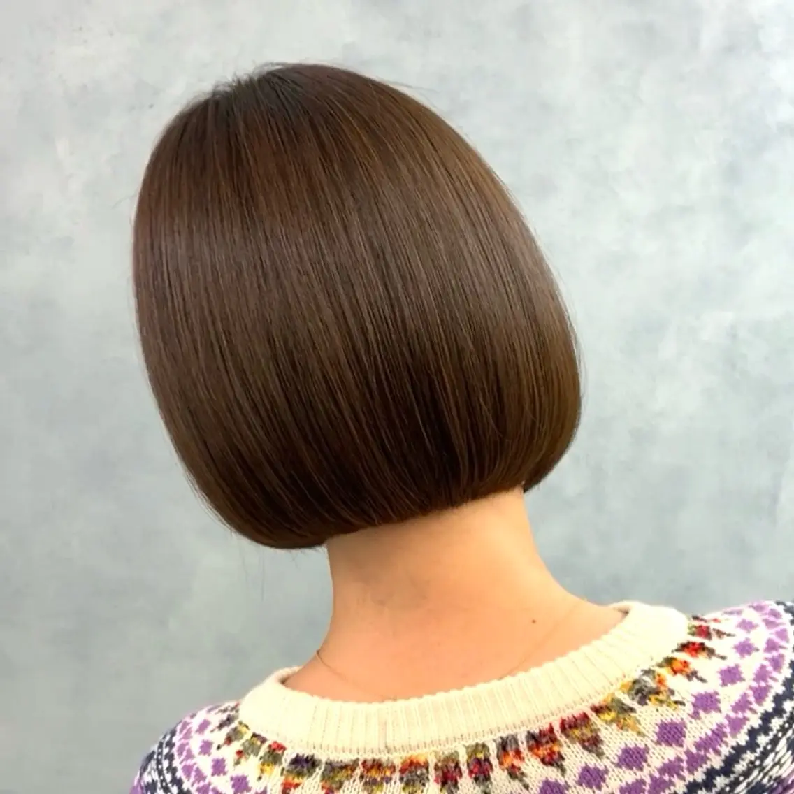 ミディアム ボブ カット ヤマモト ユウキのヘアスタイル