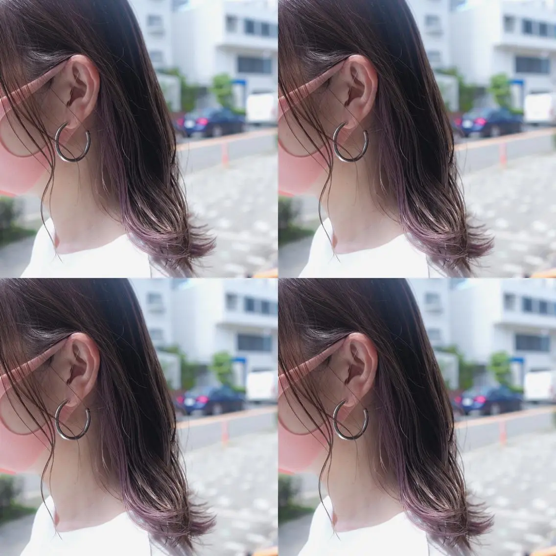 ミディアム カラー ヘアアレンジ インナーカラー カット ヘアカラー トリートメント 竹内啓太 ボブのヘアスタイル