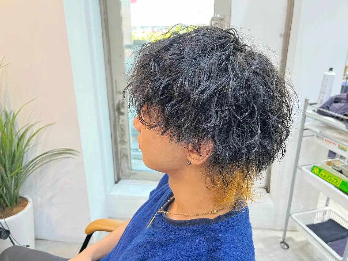 パーマ メンズ 🏆メンズ特化🥇 店長YUTOのヘアスタイル