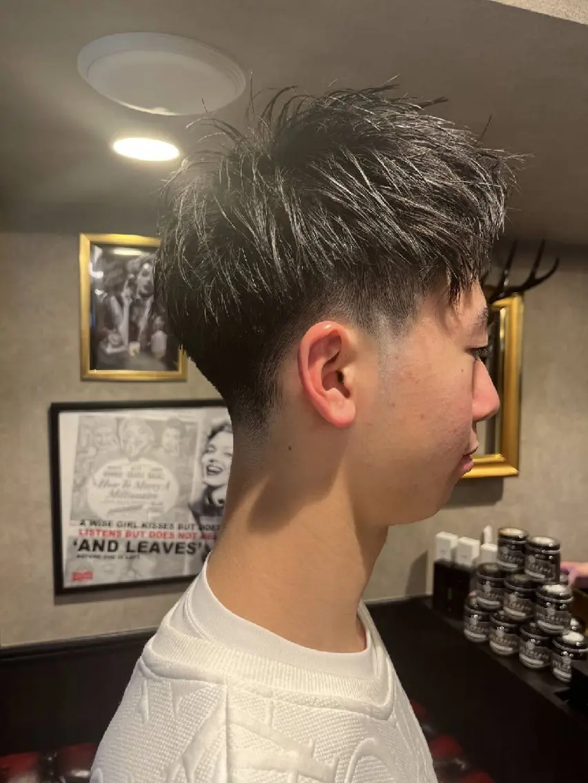 メンズ ツーブロック カット 神原 朋瑛のヘアスタイル