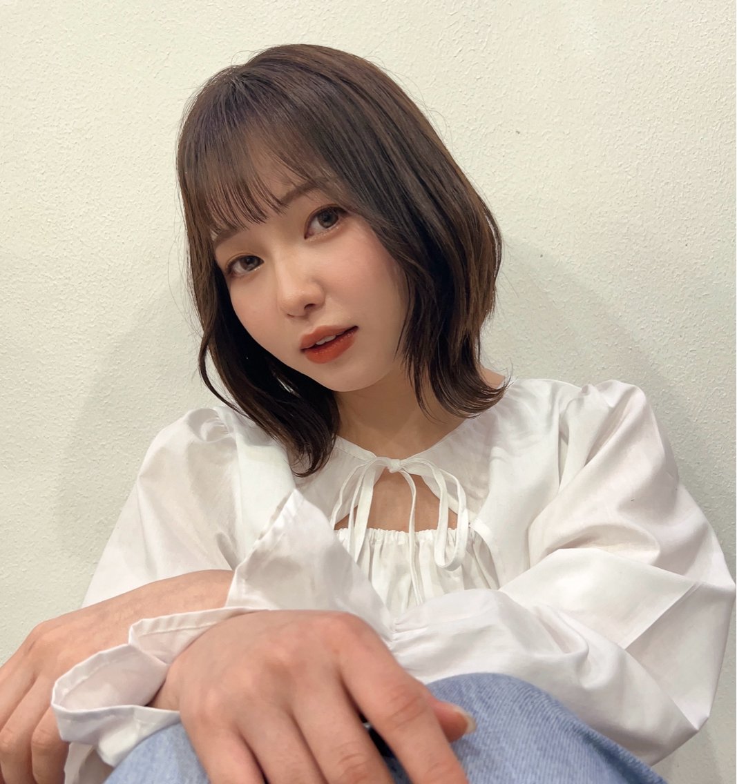 ミディアム カラー 平田 一成のヘアスタイル