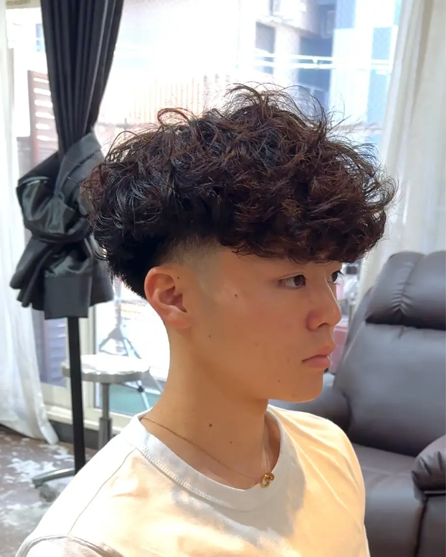 【平日限定】メンズカット+スペインカールの写真