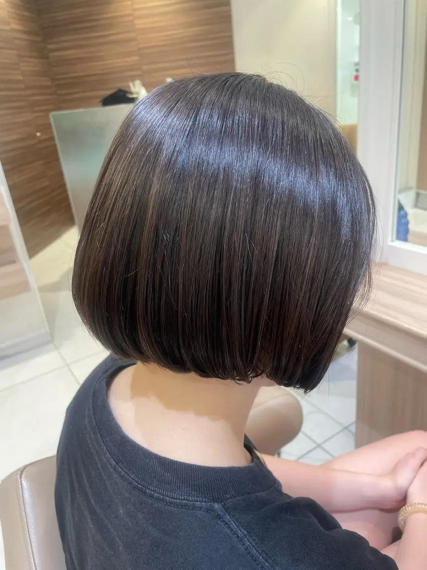 ショート カット トリートメント 韓国ヘアメイク🎀/ 縮毛矯正✨山本媛香のヘアスタイル