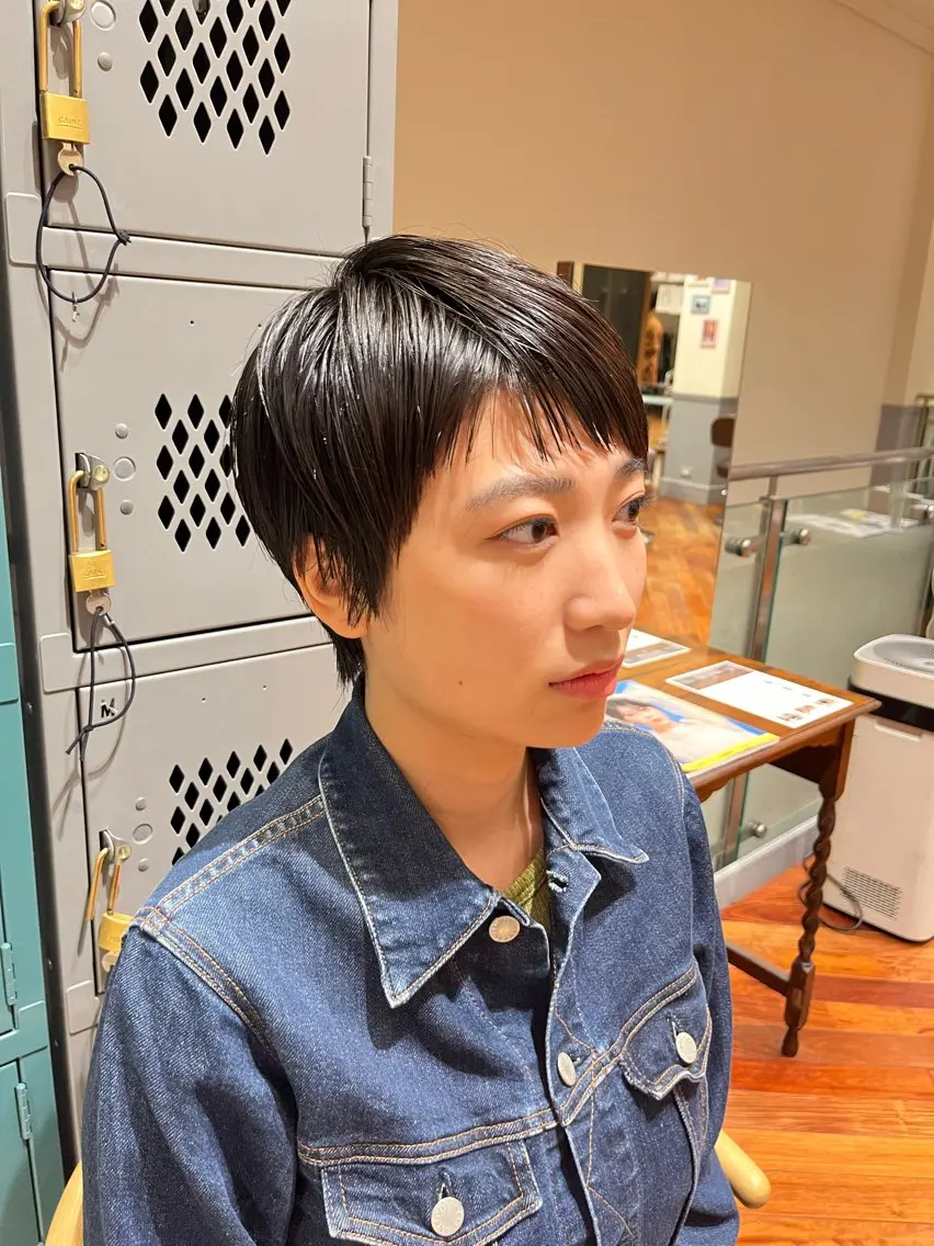 ショート ベリーショート ショートヘア ｼｮｰﾄｶｯﾄ 梅田 山下　すみれのヘアスタイル
