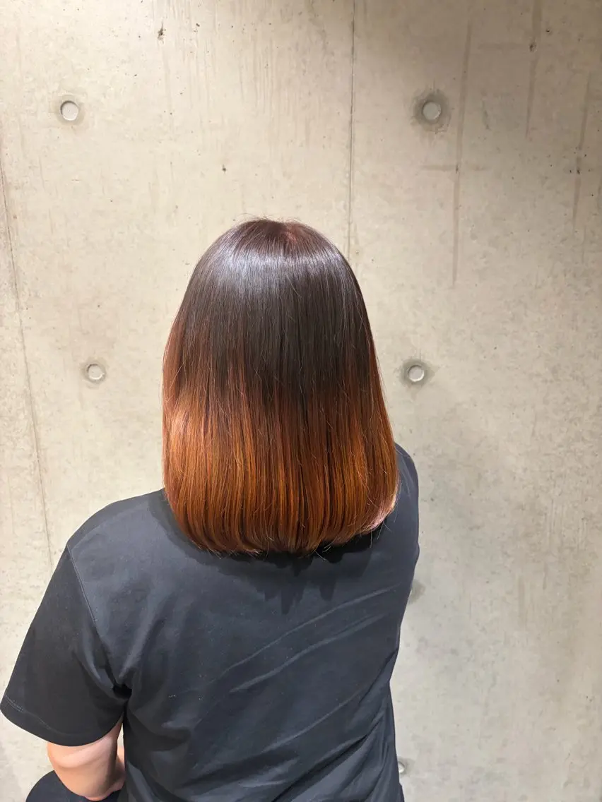 ミディアム ヘアカラー トリートメント 中尾 妃萌那のヘアスタイル