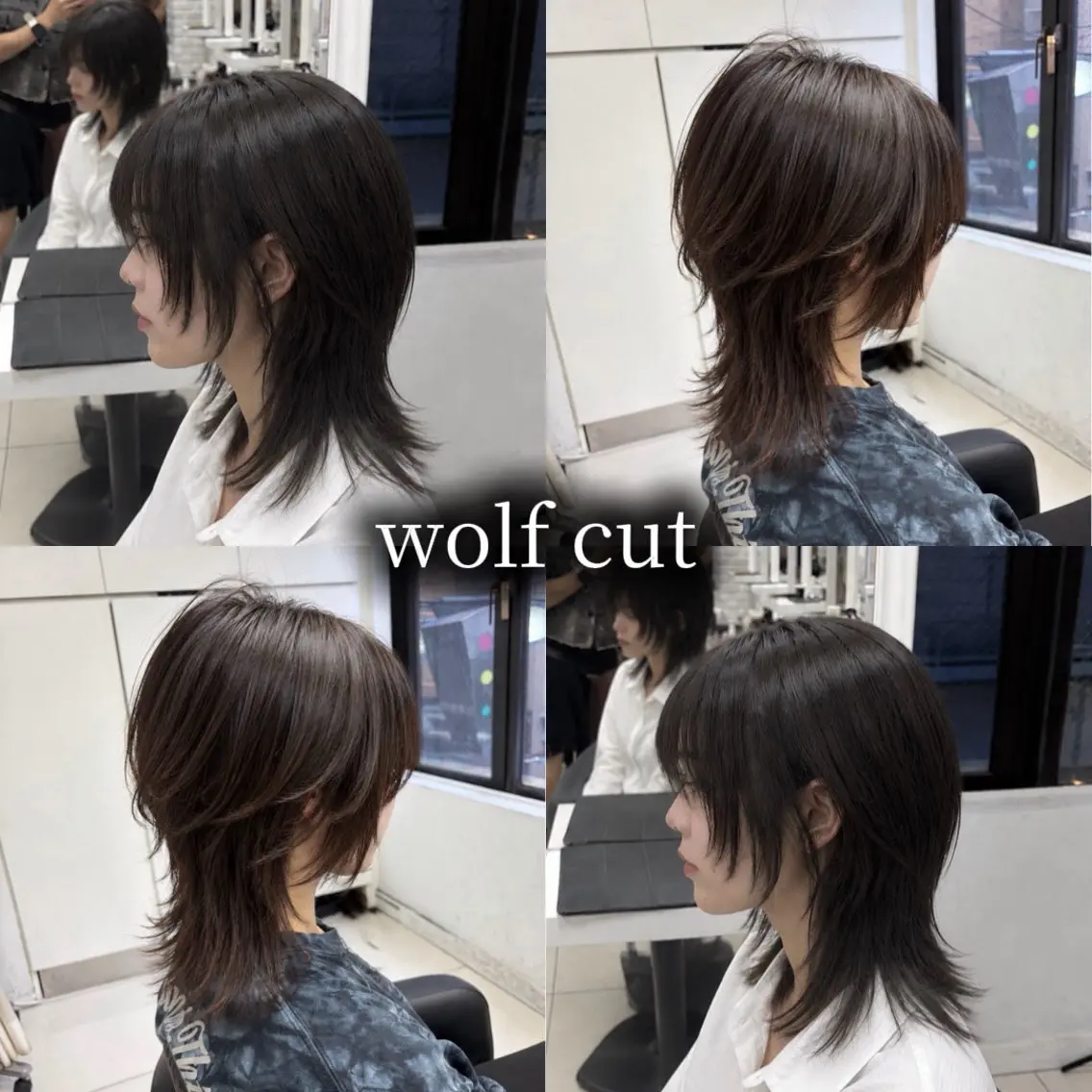 ミディアム カット 【くびれウルフ/ レイヤー】🖤ゆまののヘアスタイル