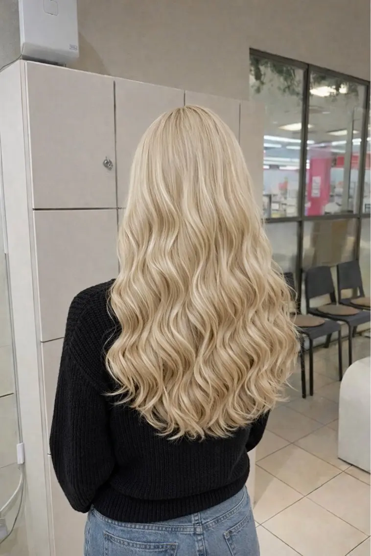 ロング カット ヘアカラー トリートメント エクステ 髪を綺麗に伸ばす人/ 艶髪✨️針田 綾音✨のヘアスタイル