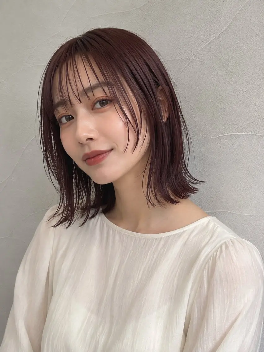 ミディアム カラー トレンドヘアーに🌈 川村　静香のヘアスタイル