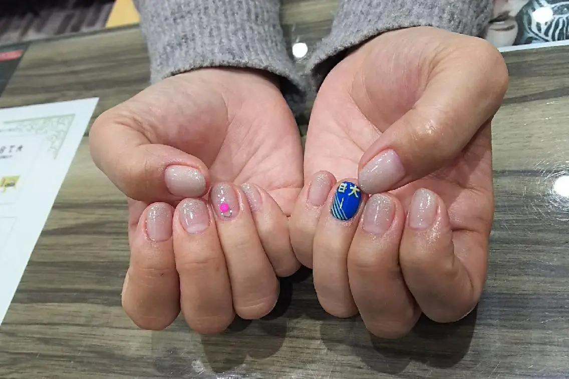 ネイル 持ち込み 春ネイル ハンドネイル Progress Nailのネイルデザイン