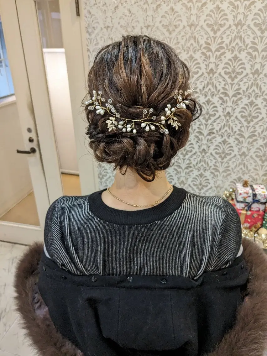 ロング ヘアアレンジ ヘアセット miku ヘアセット/着付けのヘアスタイル