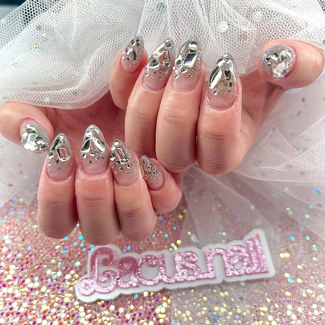 ネイル アートネイル スカルプネイル Nail Salon Lacusのネイルデザイン