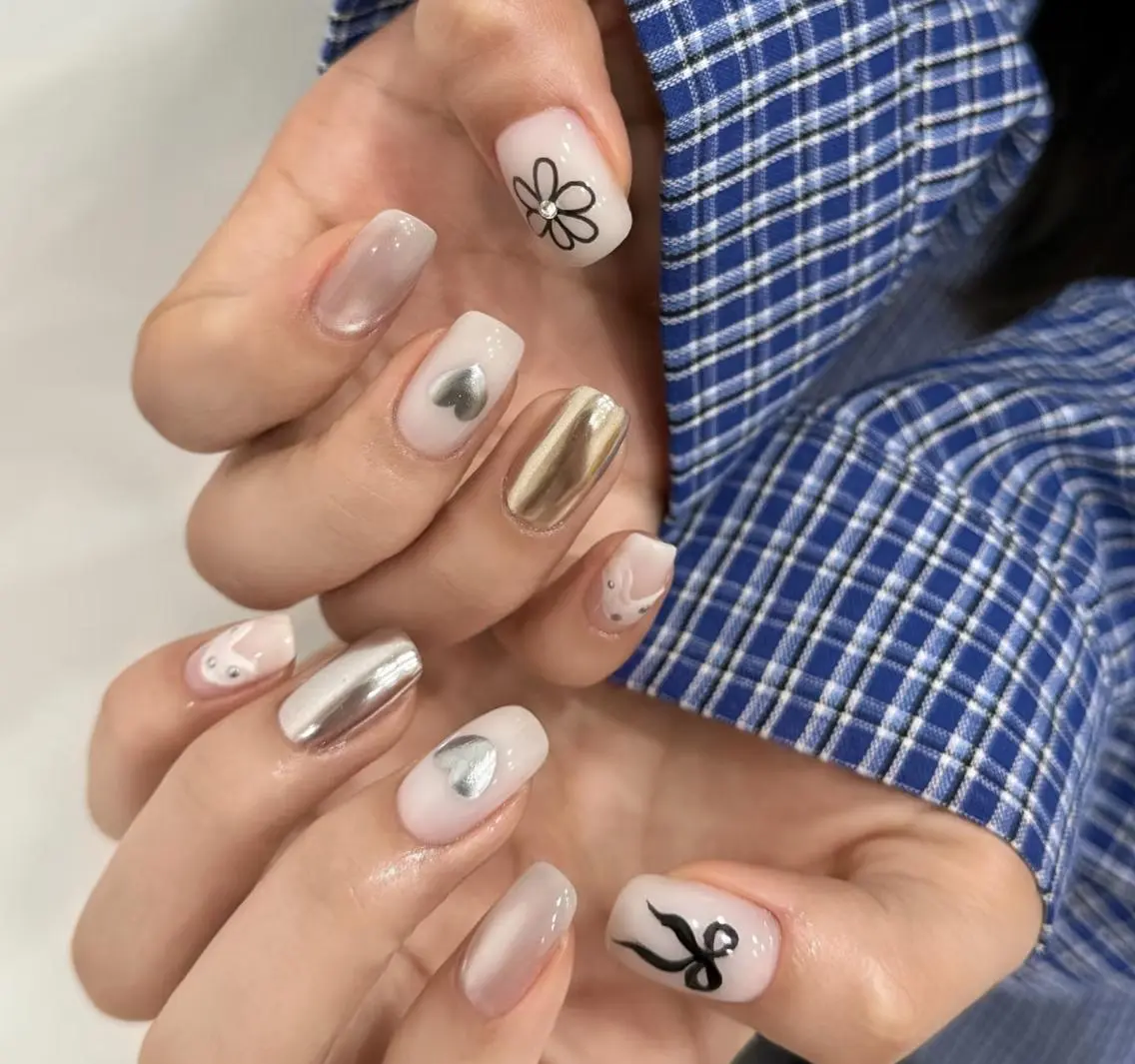 ネイル ハンドネイル 🎀 UU_nailのネイルデザイン