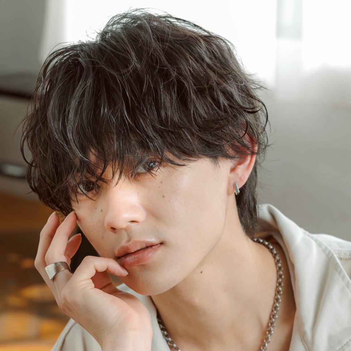 パーマ メンズ メンズパーマ 波巻きパーマ カット パーマ RIKI/ 自由が丘メンズ美容師のヘアスタイル