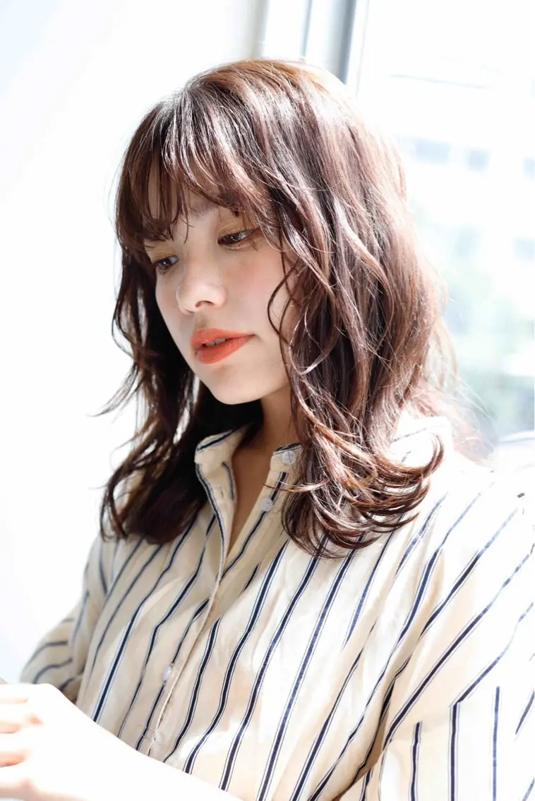 セミロング トリートメント トリートメント ヘアセット 七澤 那月のヘアスタイル