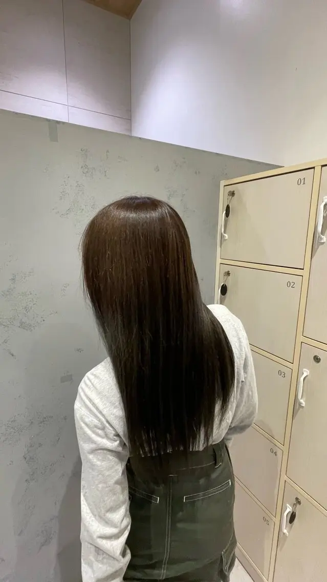 ロング 増田 実桜のヘアスタイル