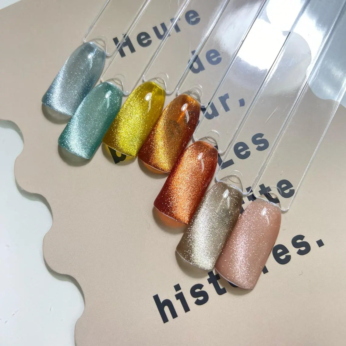 ネイル マグネットネイル nail salon Lumièreのネイルデザイン