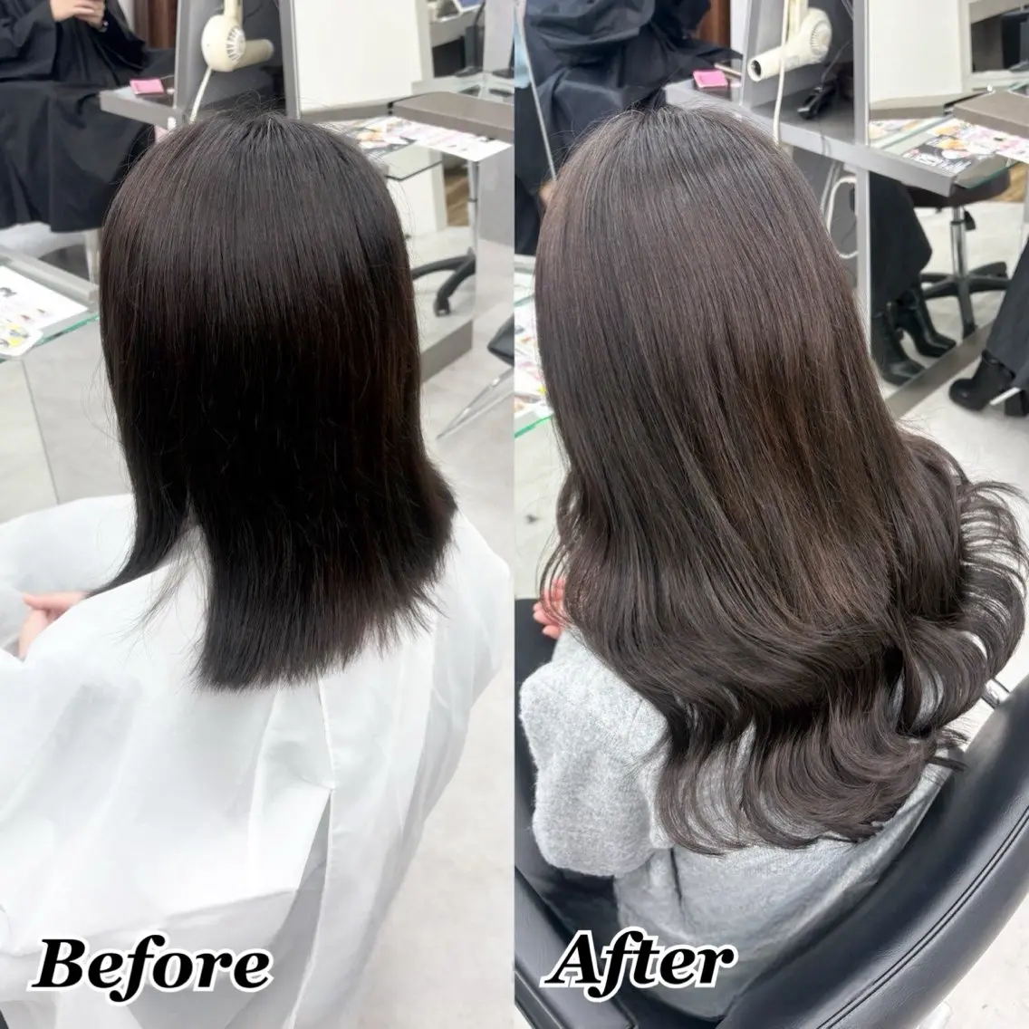 エクステ ヘアメ🎀ハイトーン 🩵エクステ🪄しほのヘアスタイル