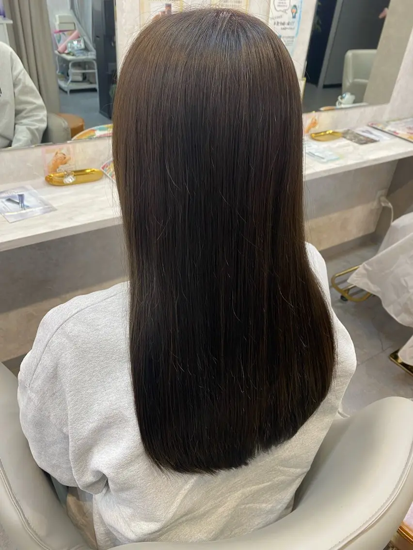 ロング 縮毛矯正 トリートメント MIKI /LAZO 千歳船橋のヘアスタイル