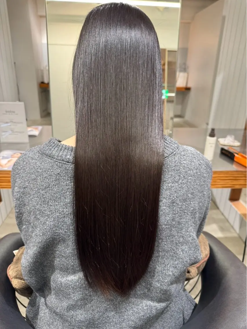 ロング 縮毛矯正 ROSTAR KENTYのヘアスタイル