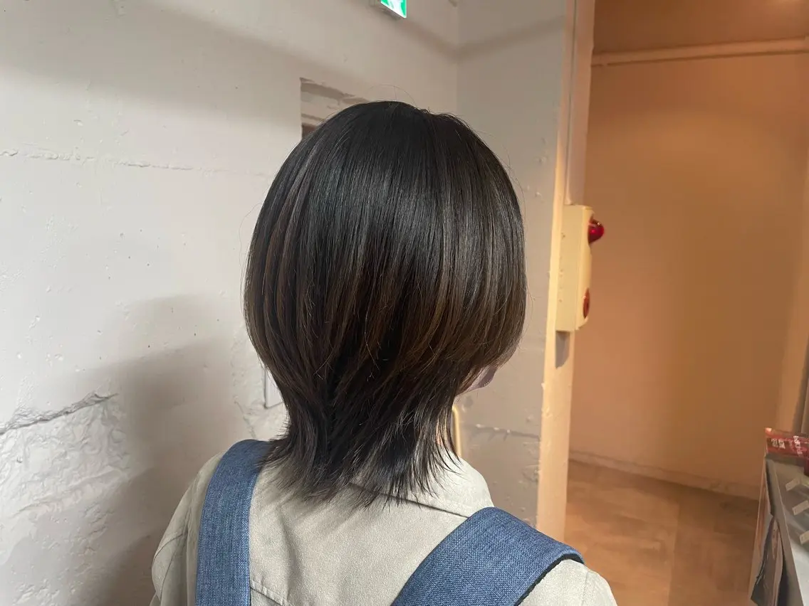 ショート 顔周りカット ウルフカット カット tokute 中野真咲🐺のヘアスタイル