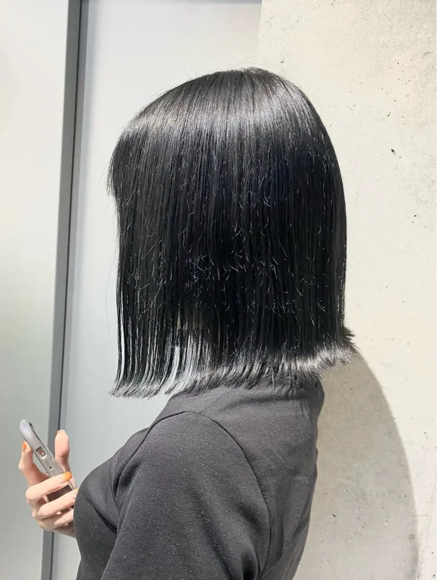 セミロング カラー カット ヘアカラー トリートメント 🌫️大人韓国ヘア 🌫️naoyaのヘアスタイル