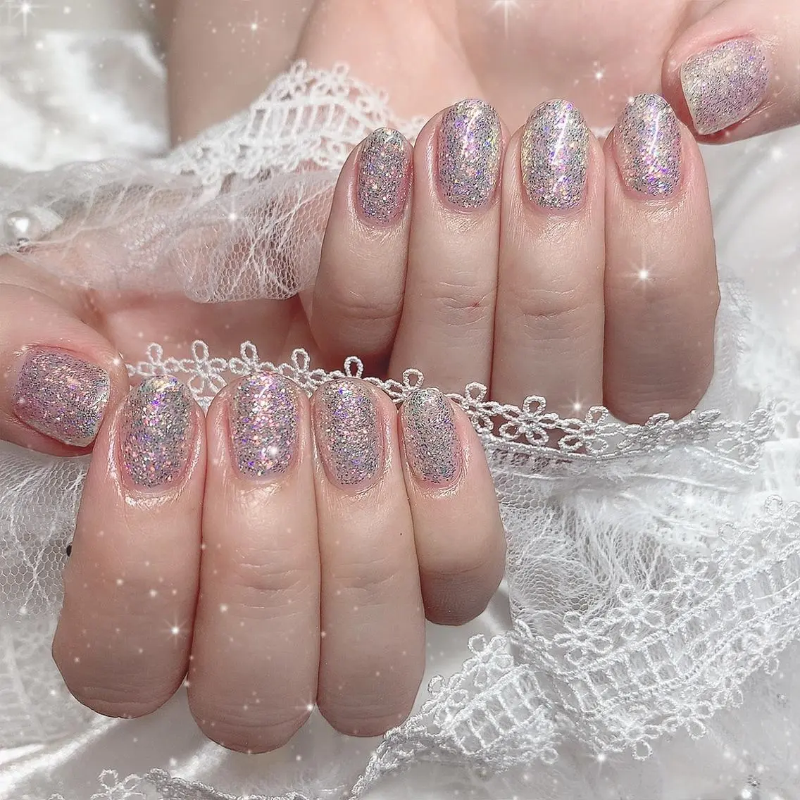 ネイル ラメ(グリッター) Best Nail NANA🤍のネイルデザイン