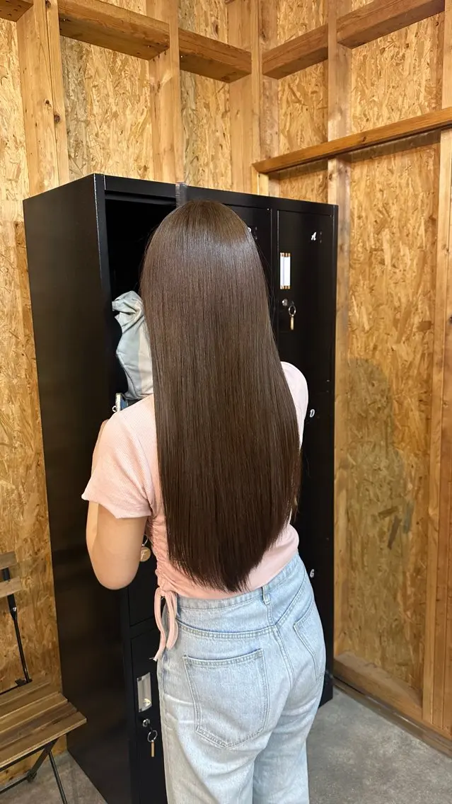 カラー ヘアカラー トリートメント ⛅️柔らかハイトーン ×モテ艶🍒ももかのヘアスタイル