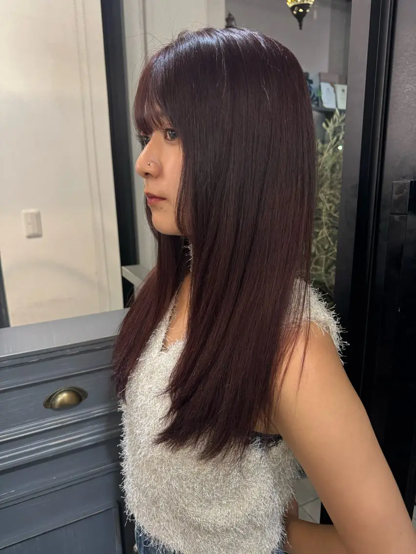 カラー 大塚 愛実のヘアスタイル