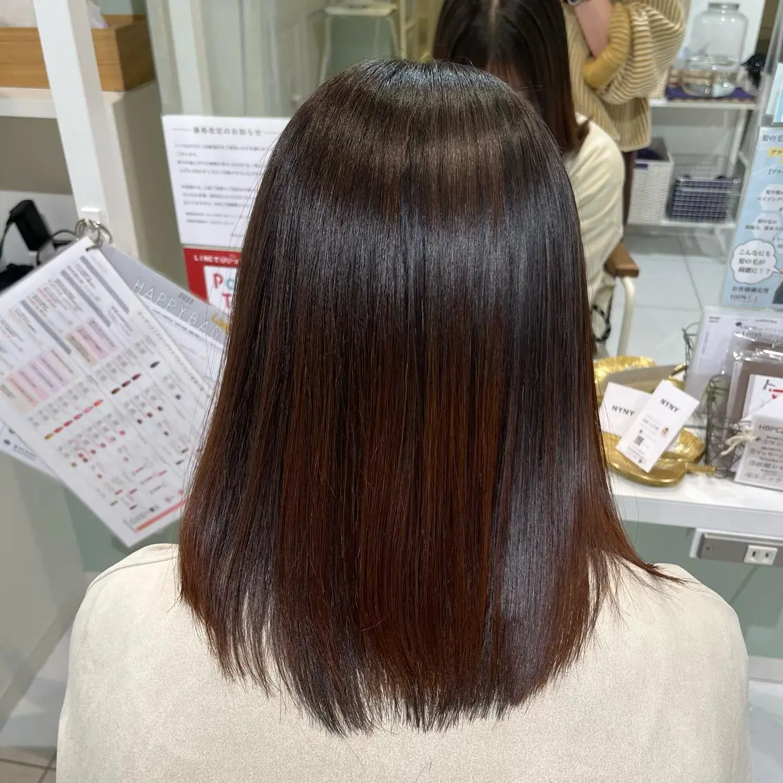 ミディアム トリートメント 酸熱トリートメント 長井 麻帆のヘアスタイル
