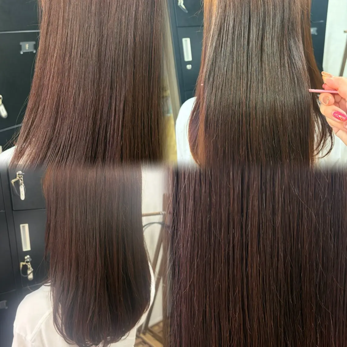 カラー ヘアカラー トリートメント ダブルカラー／透明感 ‎🇰🇷🤍maoのヘアスタイル