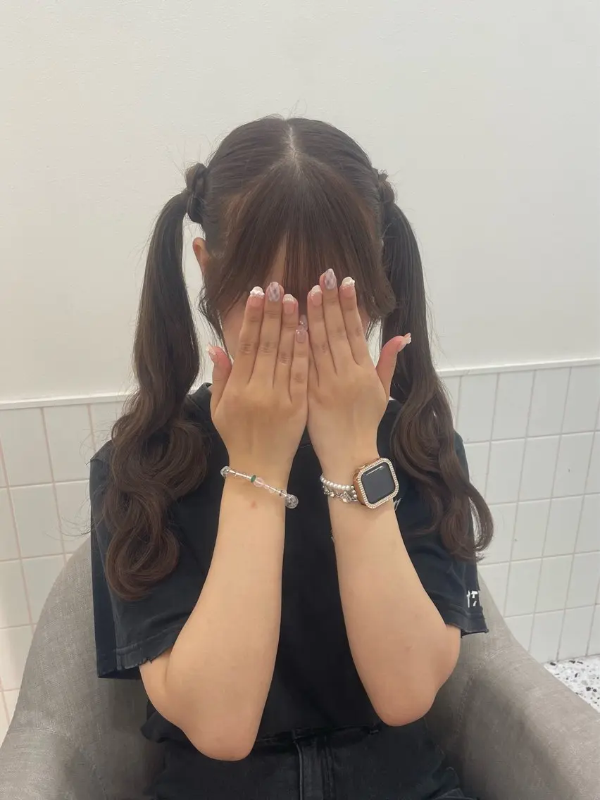 ロング 中村 心のヘアスタイル