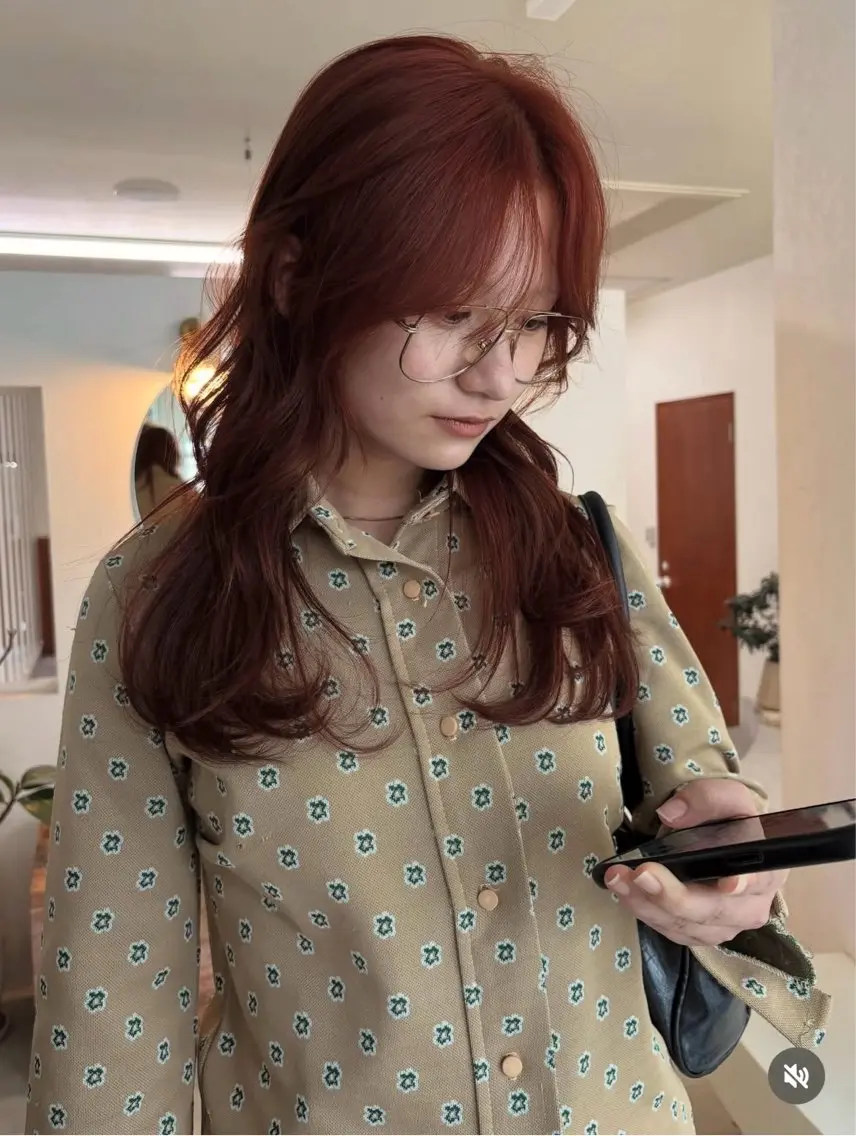 カラー ヘアカラー 大塚 来実のヘアスタイル