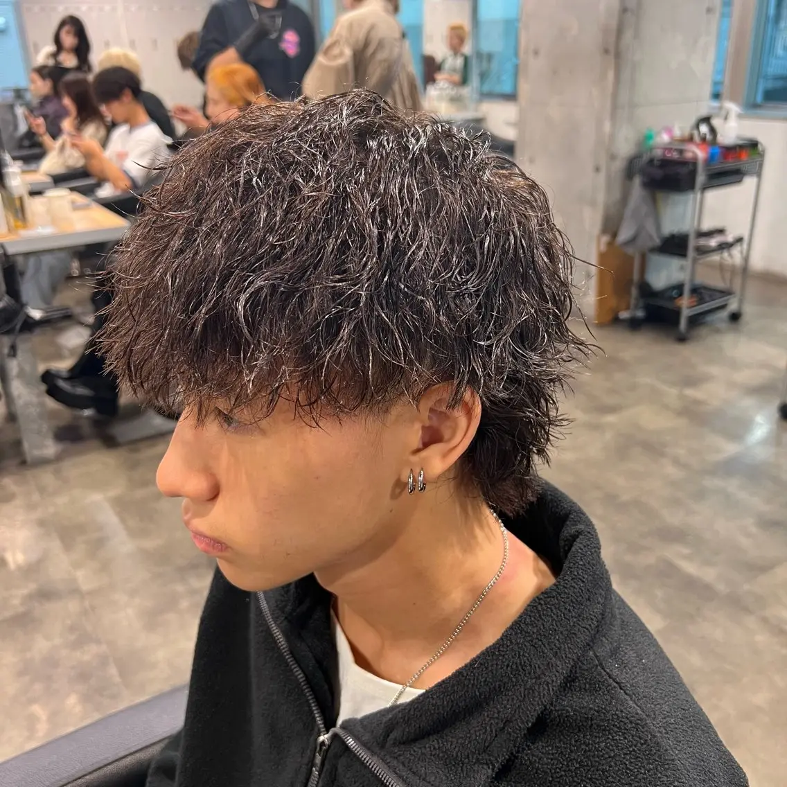 メンズ 🪽直毛男子の救世主 🪽フェザーパーマのヘアスタイル