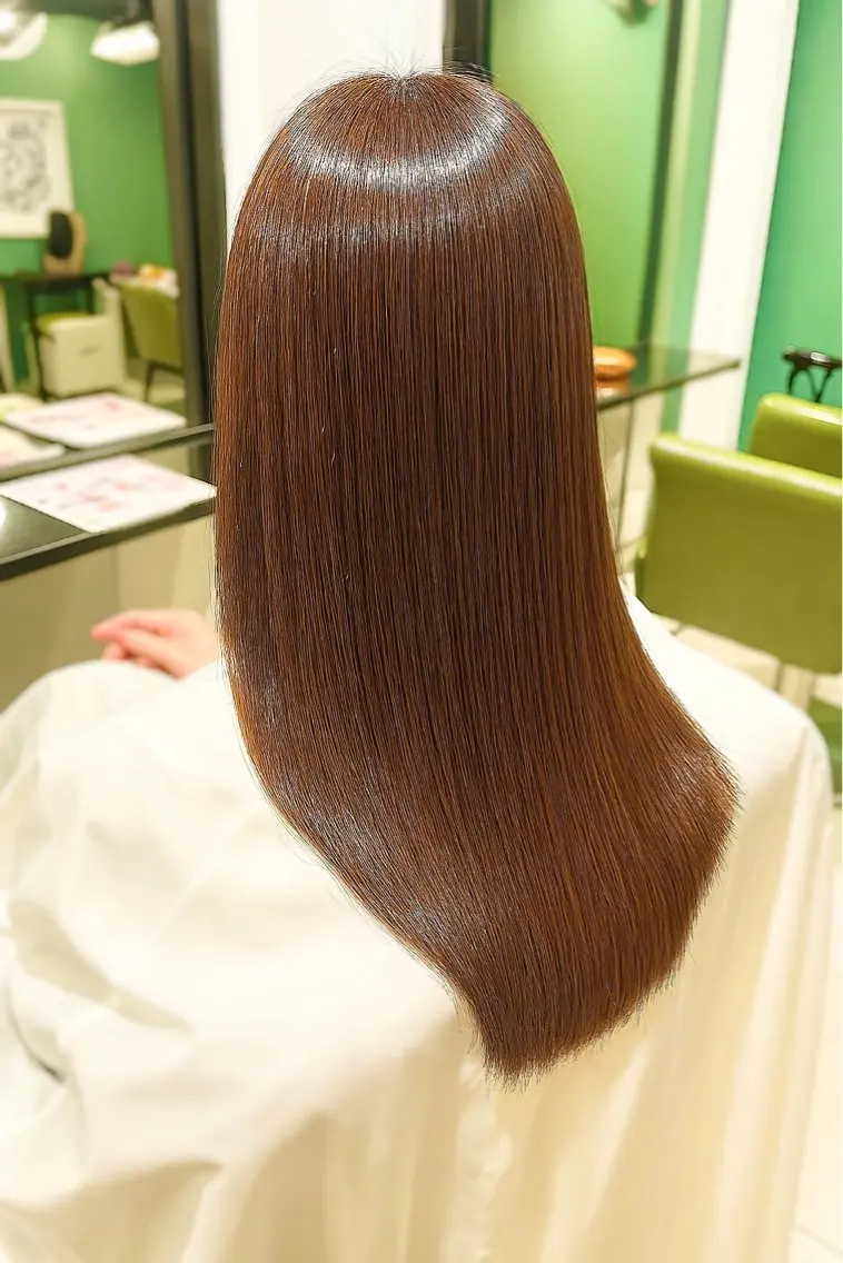 ロング カラー ブラウンカラー ピンクカラー ピンクブラウン 当日OK◎艶カラー /木下ゆりえ🌸のヘアスタイル