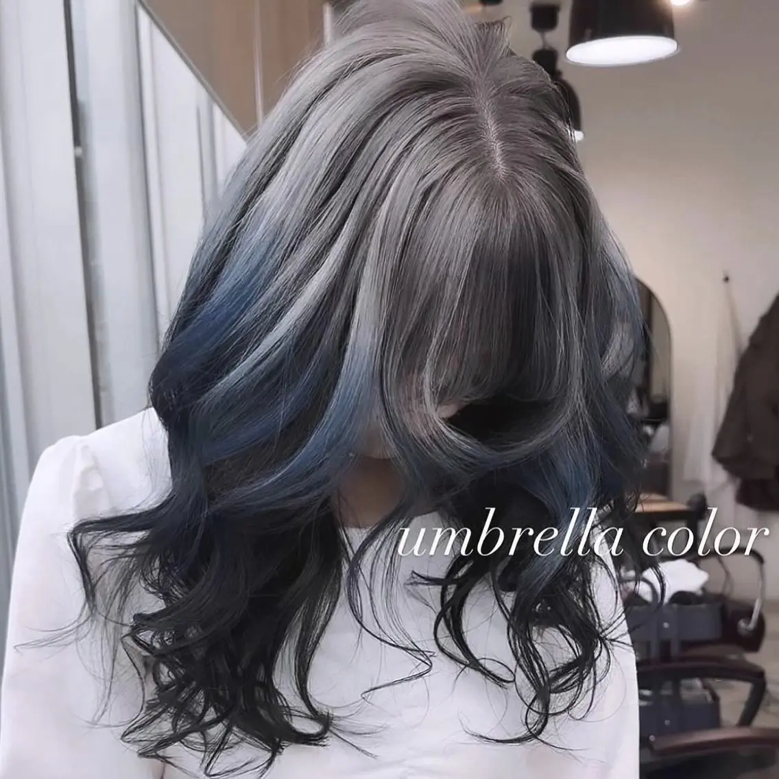 ロング カラー カット ヘアカラー トリートメント ヘアセット 💜ハイトーン💛 マジカルかいちゃんのヘアスタイル
