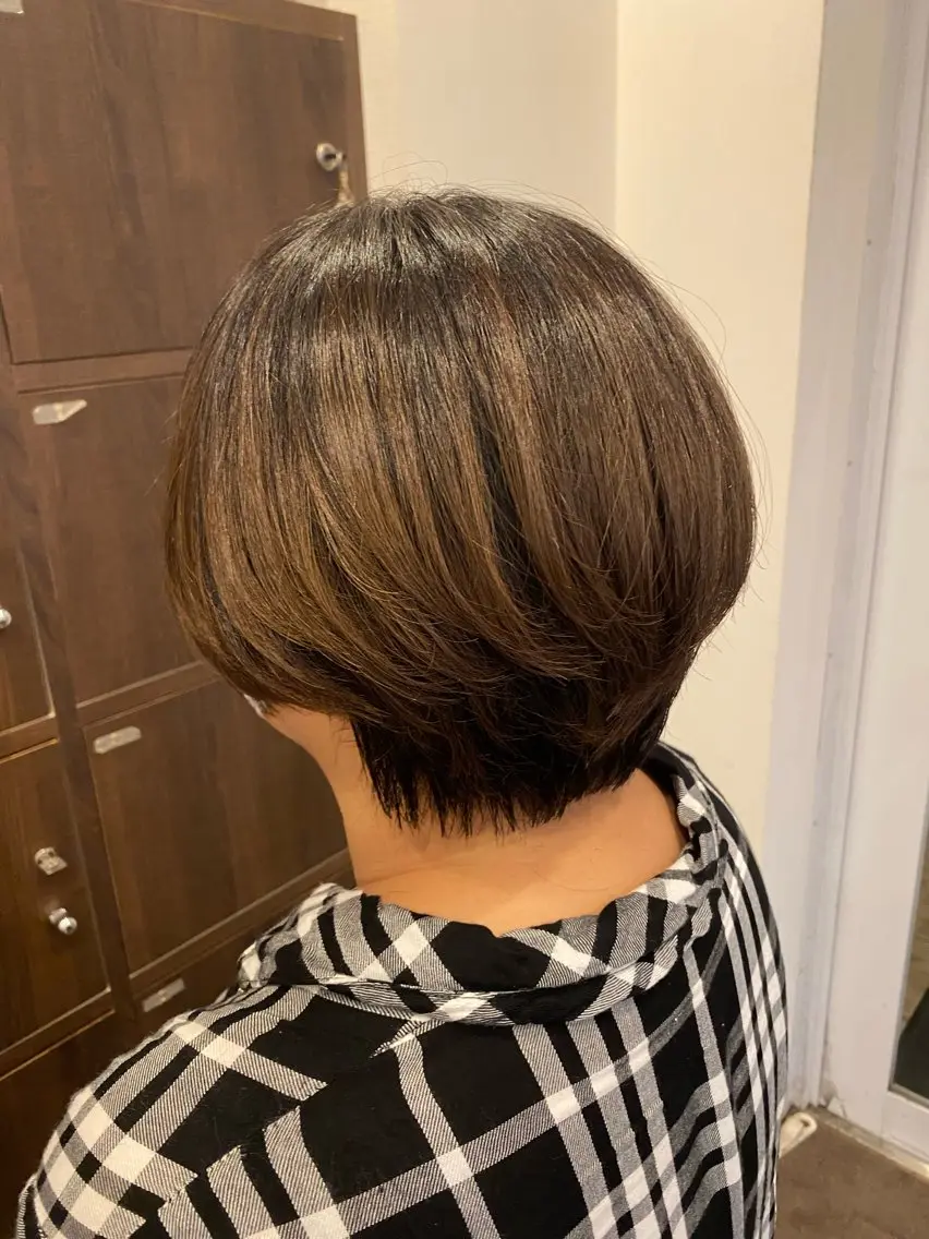 ショート ショートボブ ボブ ショートヘア 佐藤 優衣のヘアスタイル