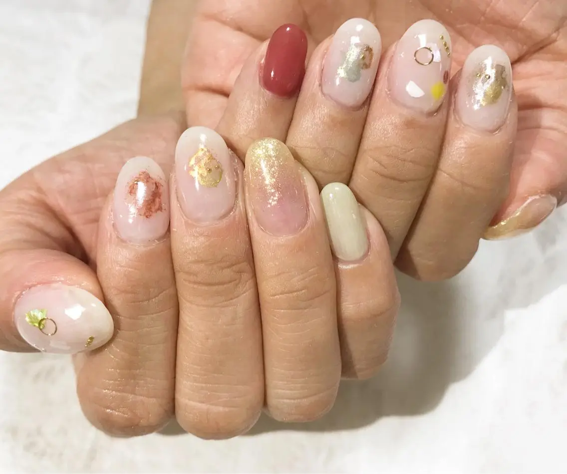 ネイル フットネイル ニュアンスネイル シンプルネイル 春ネイル 夏ネイル nail fufla ♡yamane♡のネイルデザイン