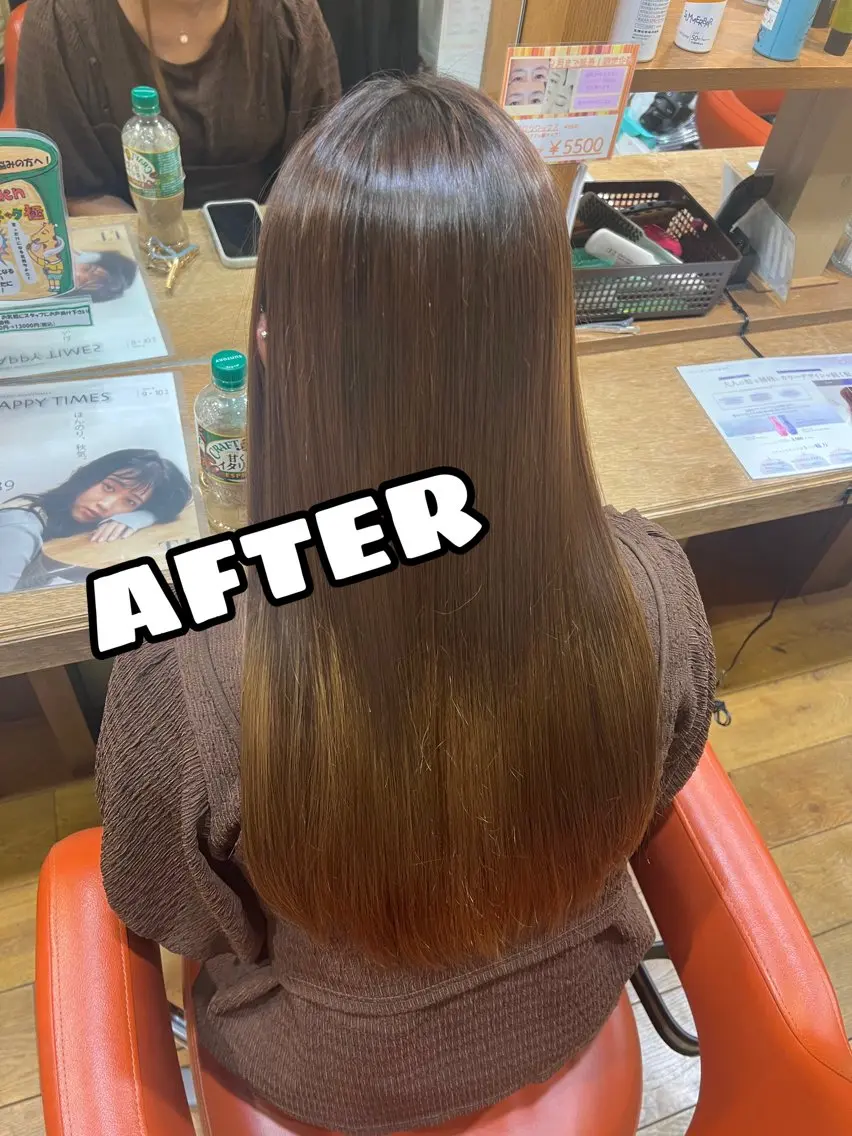 ロング 縮毛矯正 寺澤 ことな👾のヘアスタイル