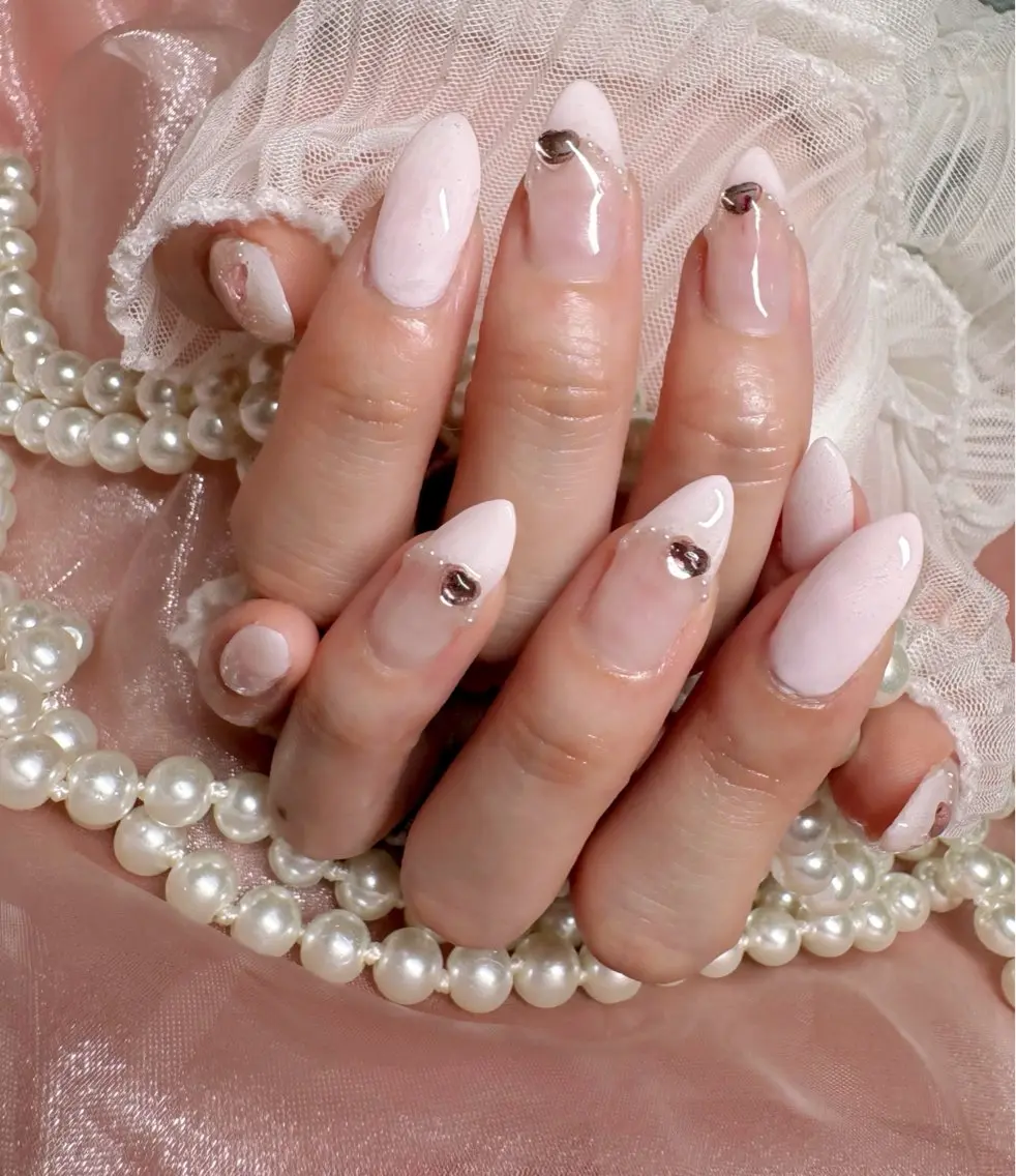 ネイル パステルネイル ピンク ハンドネイル Nail Salon macherieのネイルデザイン
