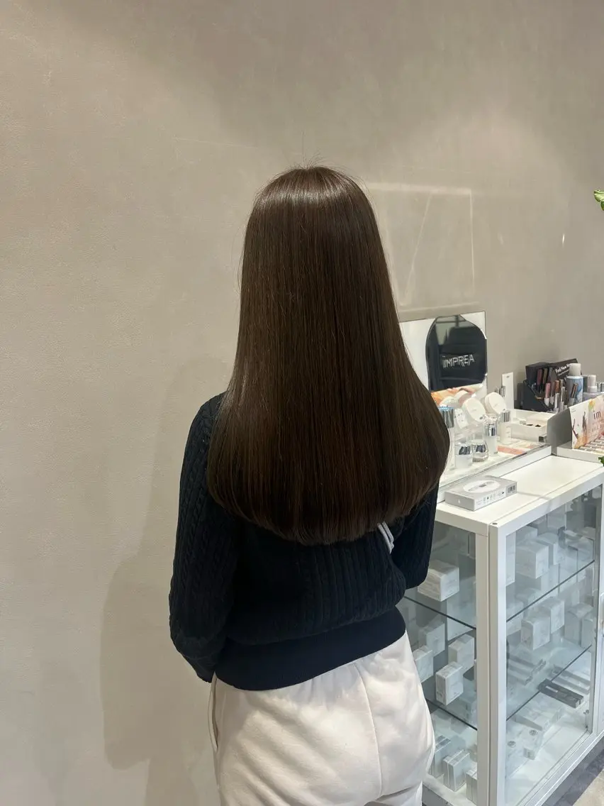 カラー ベージュカラー オリーブベージュ メンズ特化 タメイシのヘアスタイル