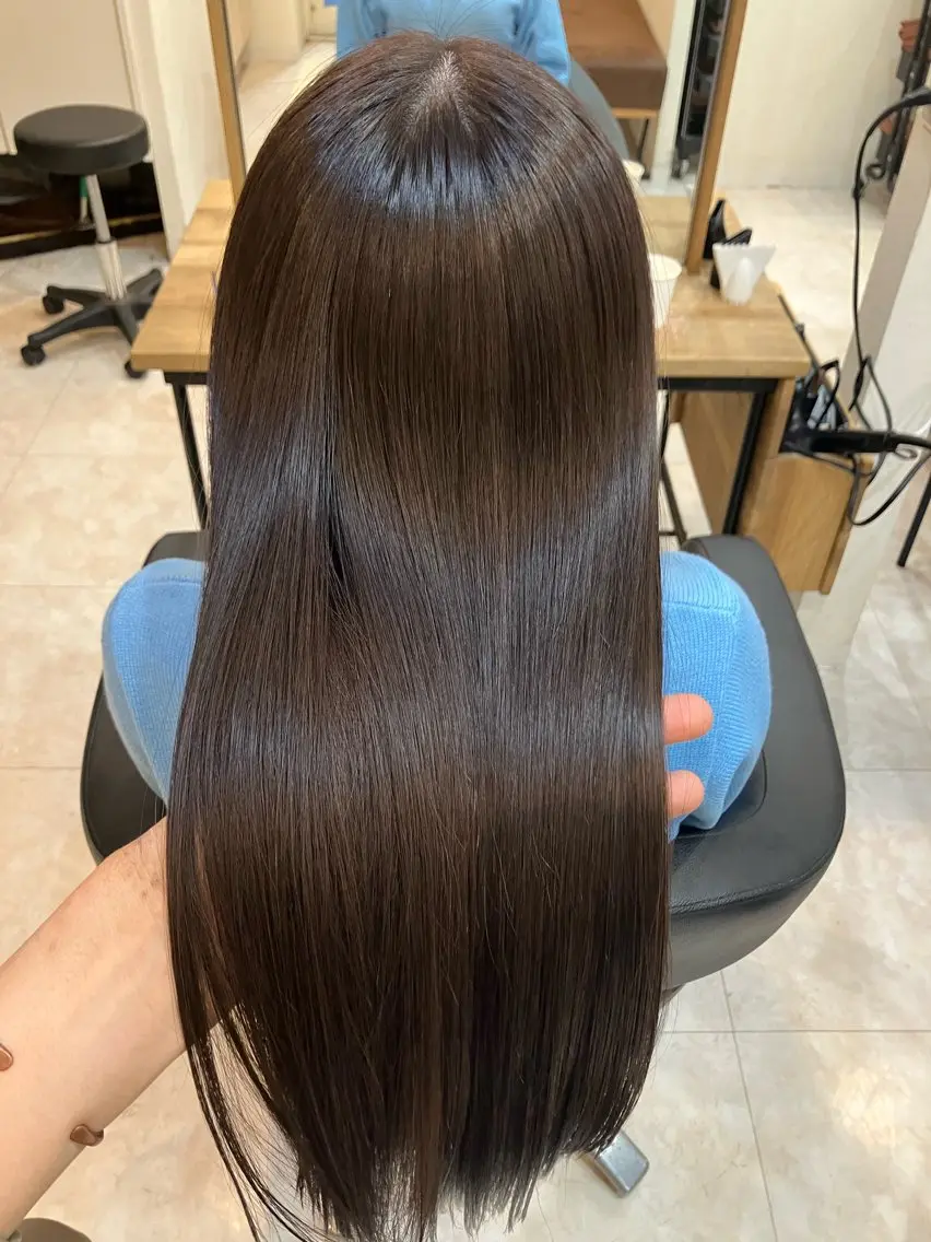 ロング 青野 銀河のヘアスタイル