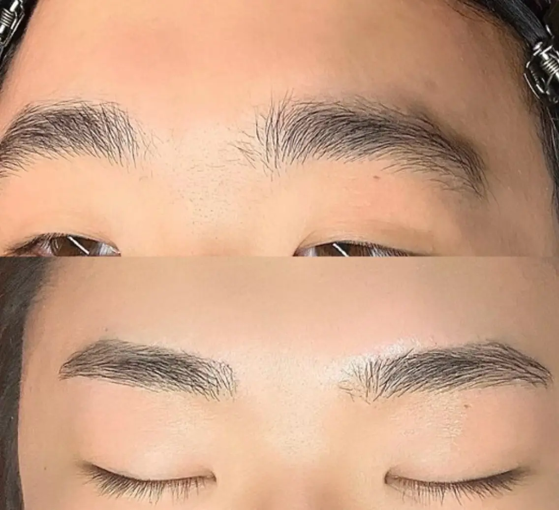 メンズ アイブロウ メンズアイブロウ 眉毛ワックス脱毛 L i l y / kahoのマツエク・マツパデザイン