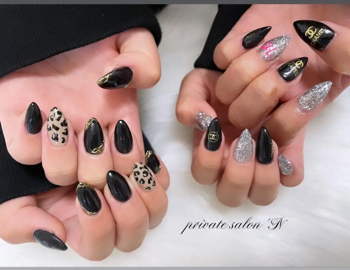 ネイル アニマル柄 BINERVA nail salonのネイルデザイン