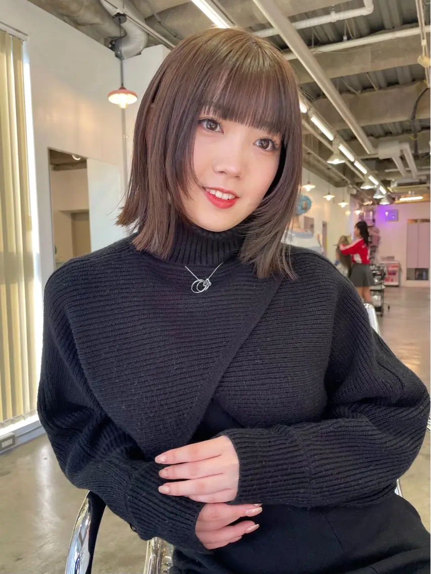 ショート カット ヘアカラー トリートメント nessヤマサキ リュウタのヘアスタイル