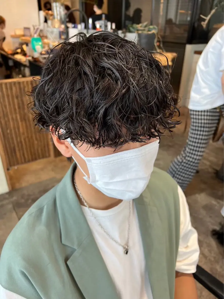 パーマ メンズ メンズパーマ メンズ特化ニュアンス パーマ RYOのヘアスタイル