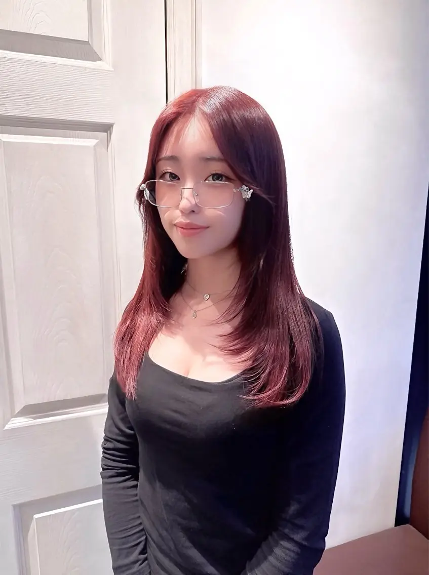 ロング ハイレイヤー レイヤーカット ヘアメイク美容師 🦋サカモトレナ🦋のヘアスタイル